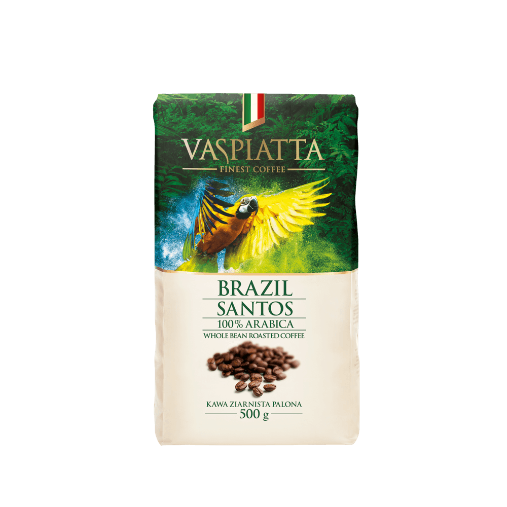 Kawa Ziarnista Vaspiatta Brazil Santos 500g