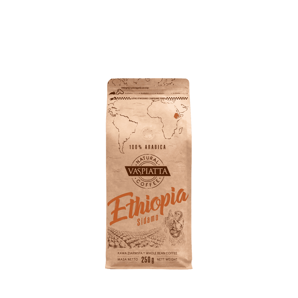 Kawa Ziarnista Vaspiatta Natural Ethiopia 250g