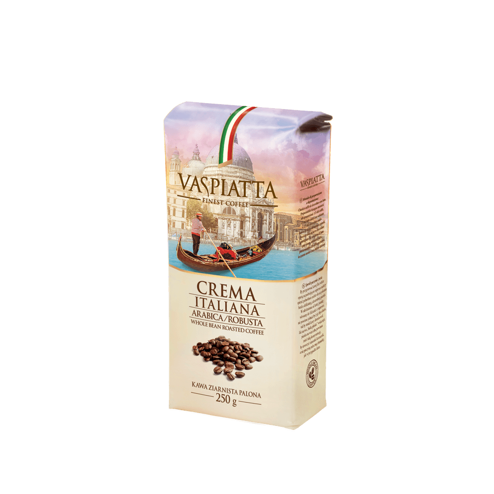 Kawa Ziarnista Vaspiatta Crema Italiana 250g 