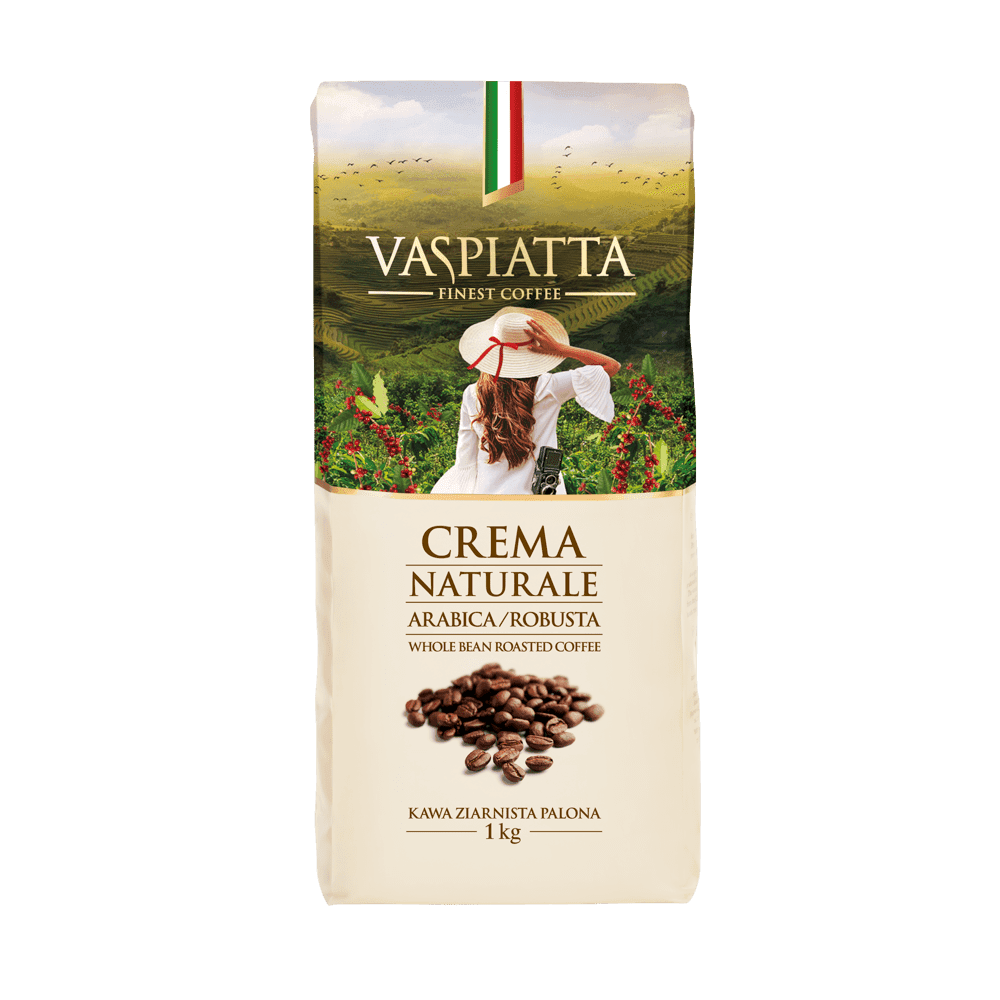 KAWA ZIARNISTA VASPIATTA CREMA NATURALE 1 KG