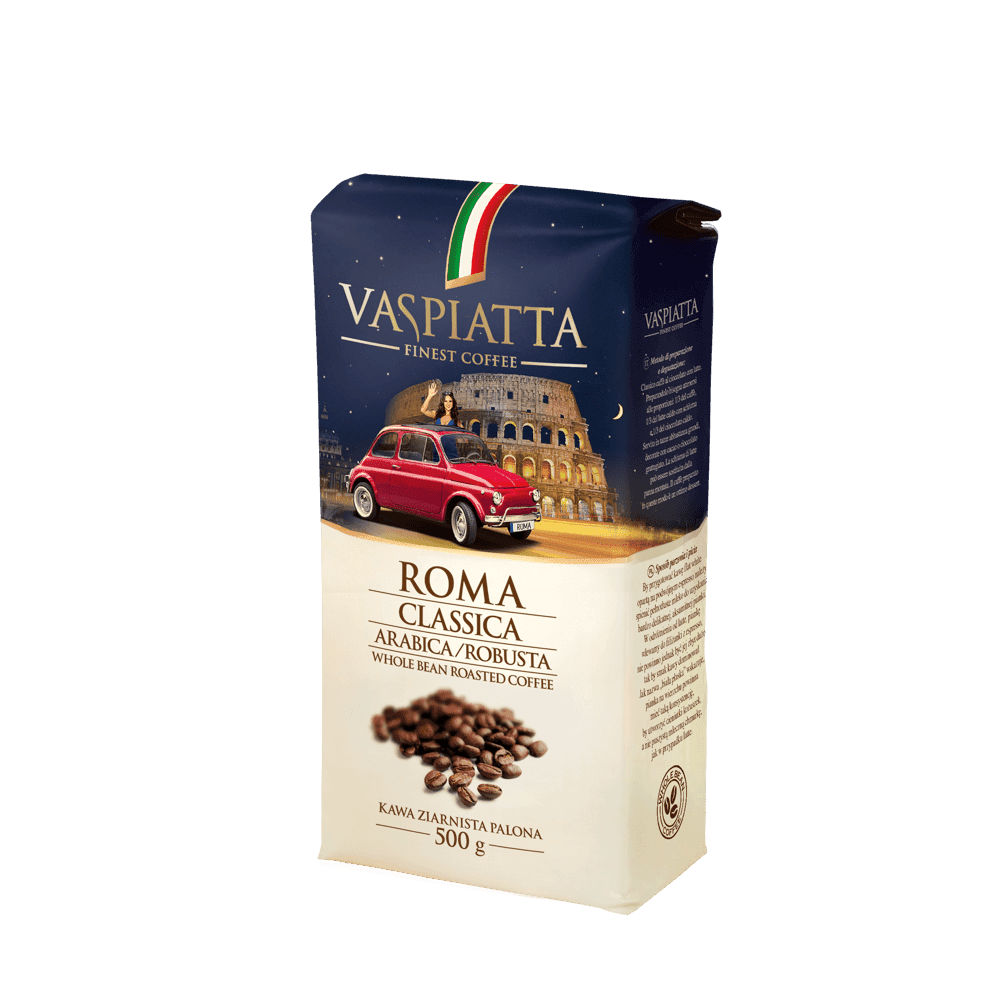 Kawa Ziarnista Vaspiatta Roma Classica 500g 