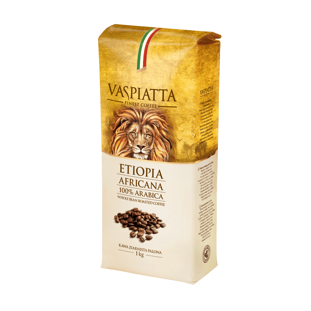 Kawa Ziarnista Vaspiatta Ethiopia Africana 1kg