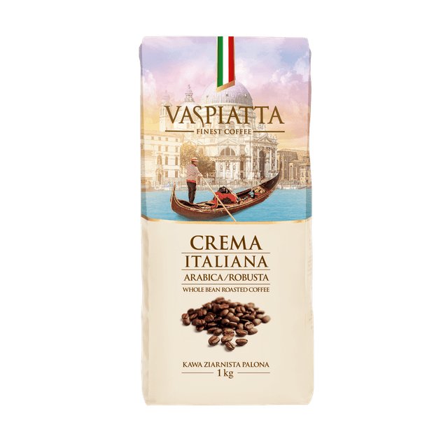 Kawa Ziarnista Vaspiatta Crema Italiana 1kg